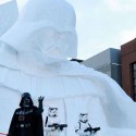  Ένα γιγαντιαίο γλυπτό Star Wars… από χιόνι