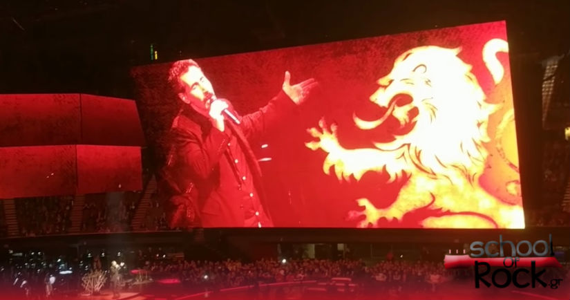 Ο Serj Tankian ερμηνεύει ζωντανά τραγούδι από το Game Of Thrones
