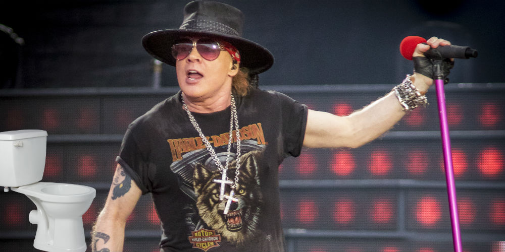  Πίτσες, γλυκά και χέστρες απαίτησαν οι Guns N’ Roses στο Download Festival