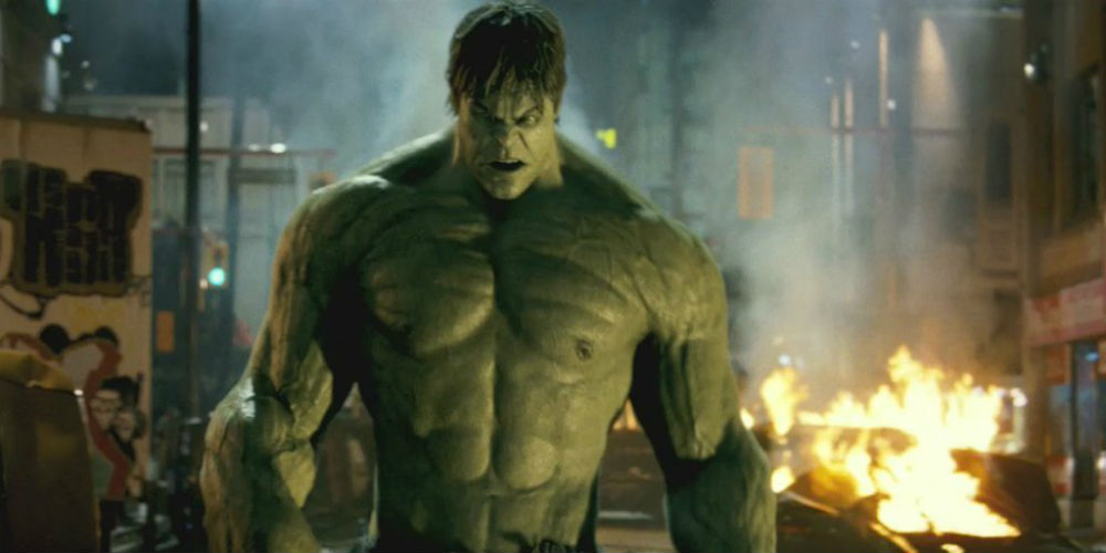 Mark Ruffalo το 2012 ως Bruce Banner/Hulk στο Avengers, μετά την solo ταινία Hulk το 2008.